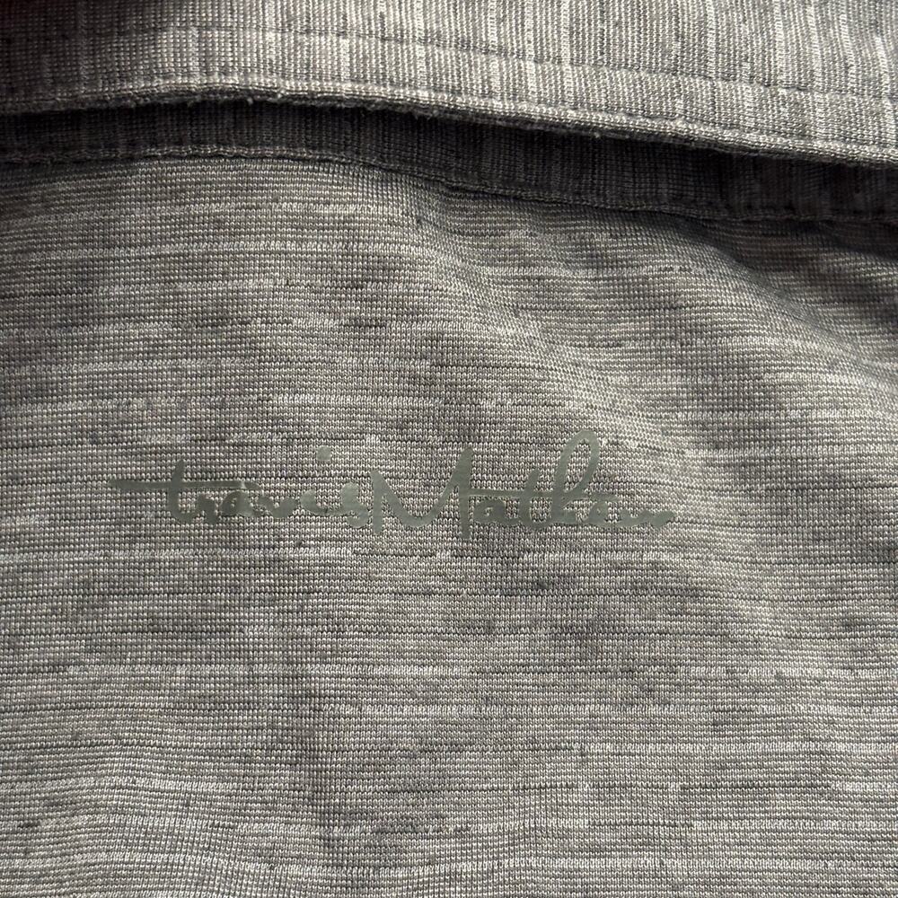 Travis Mathew Men's grey short sleeve golf polo shirt size large - Branded - Picture 7 of 8
